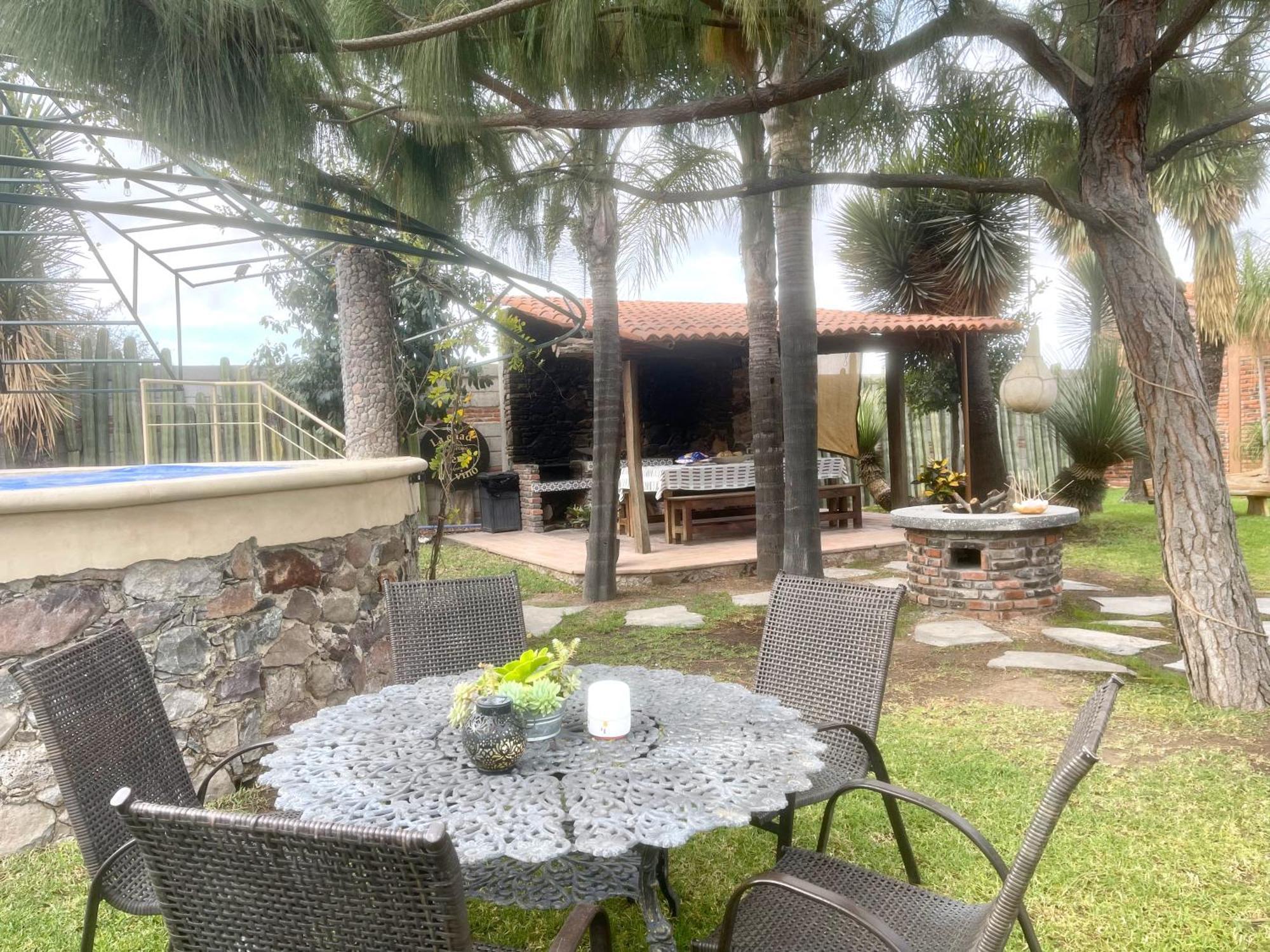 Cabana Magnolias Con Albercajacuzzi Tequisquiapan Extérieur photo
